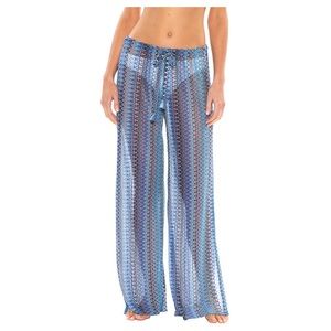 Beach PANTS, open sides down the leg, tie waist